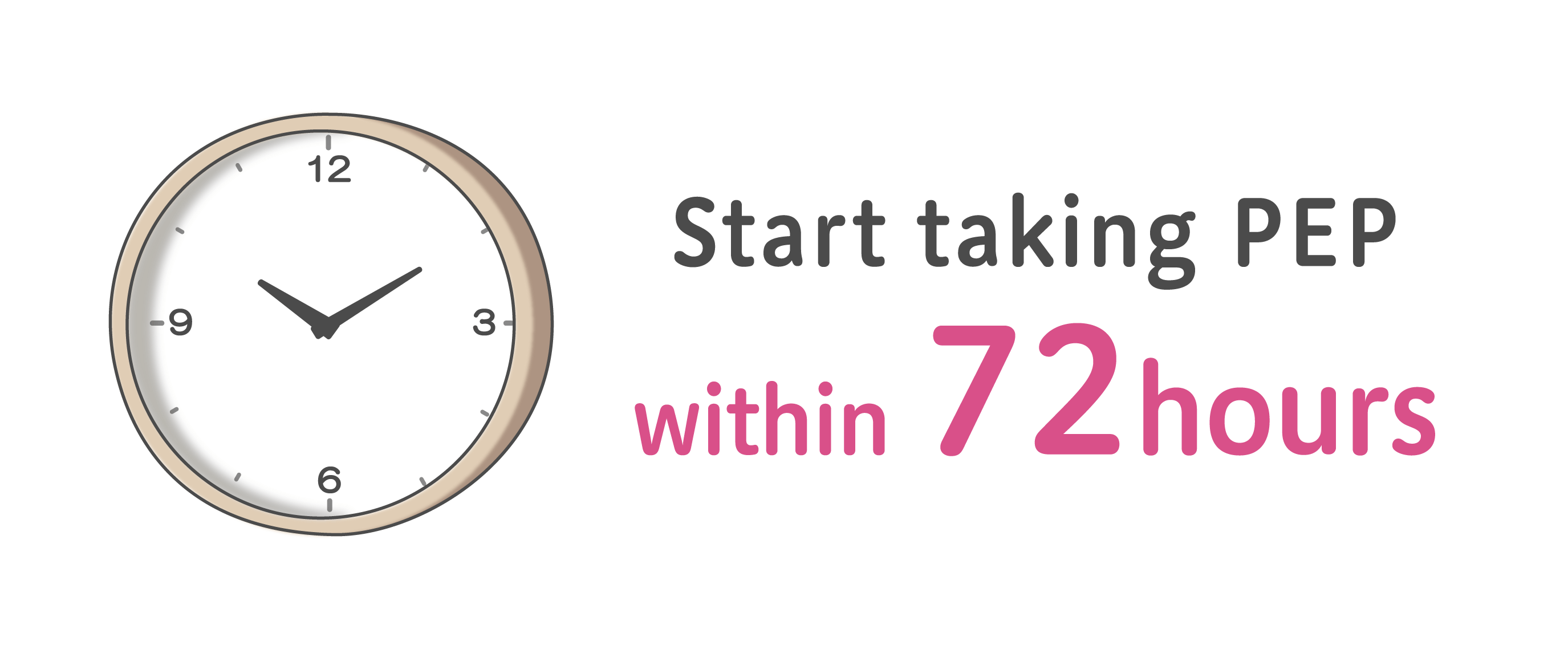 72時間以内に服薬を始めます