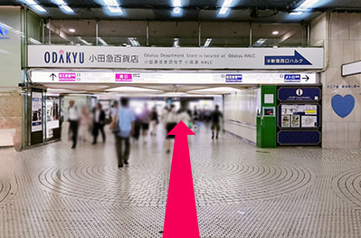 JR新宿駅 西口 西新宿方面
